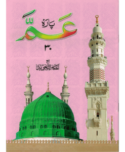 Juz Amma, deel 30 v/d heilige Qoraan. Color coded Tajweed A4, extra grote letters